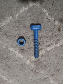 Cor-Blue T head bolts & nuts