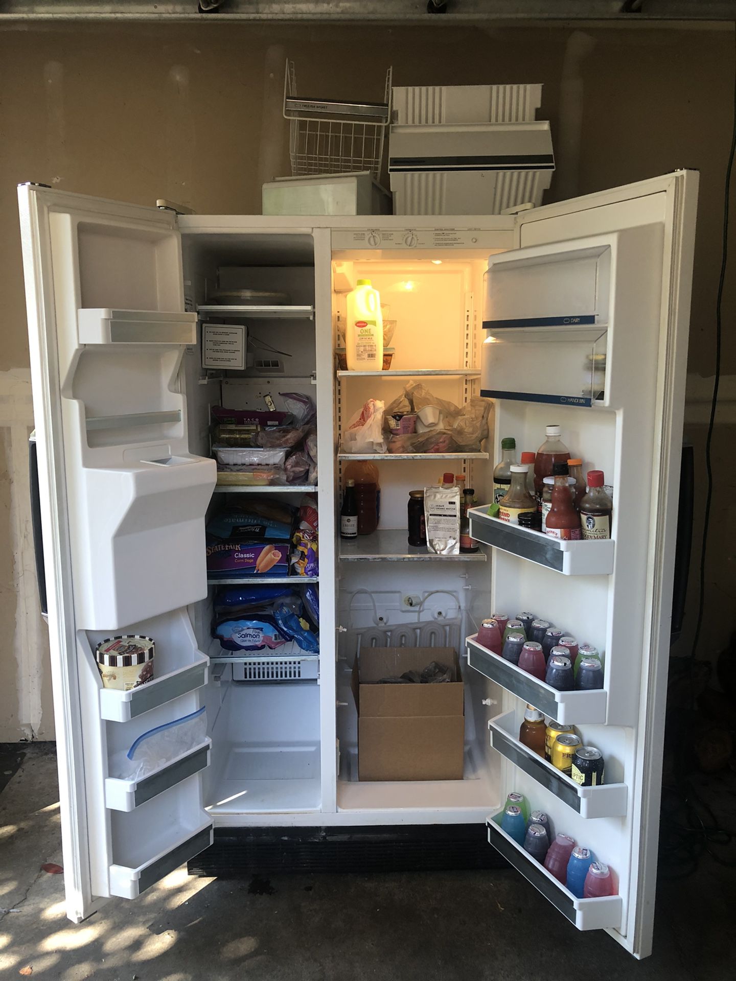 FREE Great large working fridge/freezer