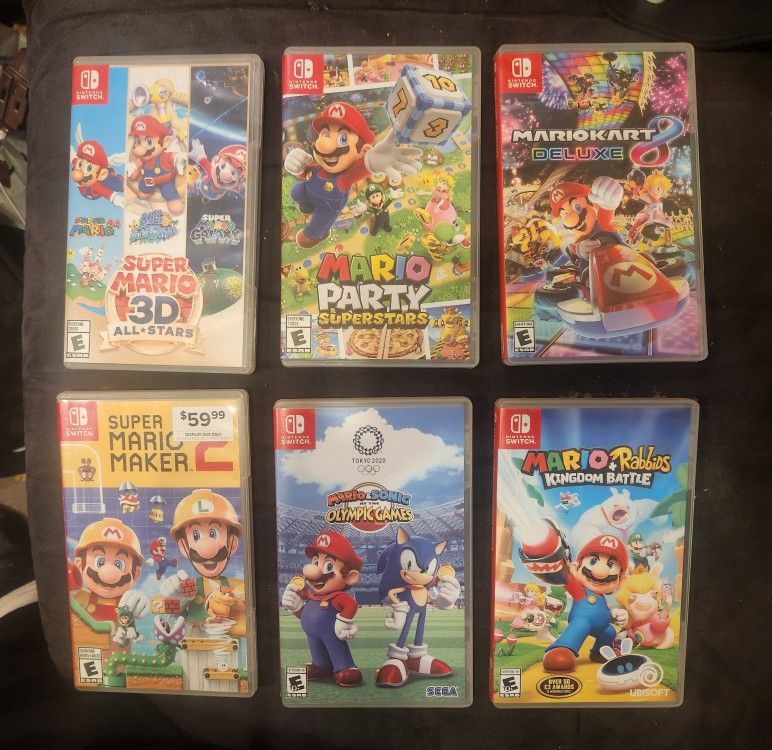 Super Mario Nintendo Switch Games