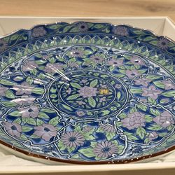 Ceramic plate bowl traditional Chinese decor