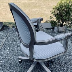 REDUCED…Ladies Upholstered  Office / Desk Chair - $75