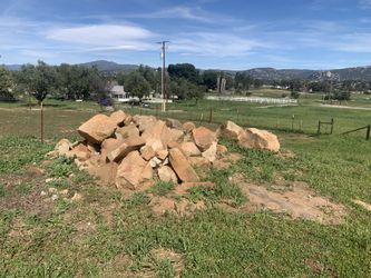 Dump truck load of landscape boulders for sale