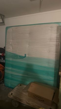 Headboard Wrapped in Plastic