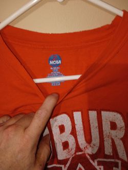 NCAA Auburn T-Shirt Orange Graphic Tee