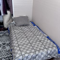 Twin Bed Frame & Mattress