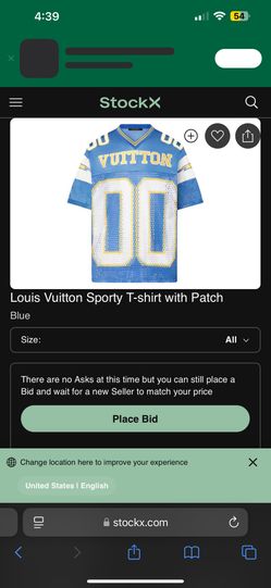 Louis Vuitton Sporty T Shirt With Patch Jersey Men