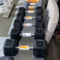 Dumbbells (30)(20)(15)(10)(8)(5)