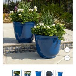 Theo Resin Planters by Trendspot, 2-pack $35