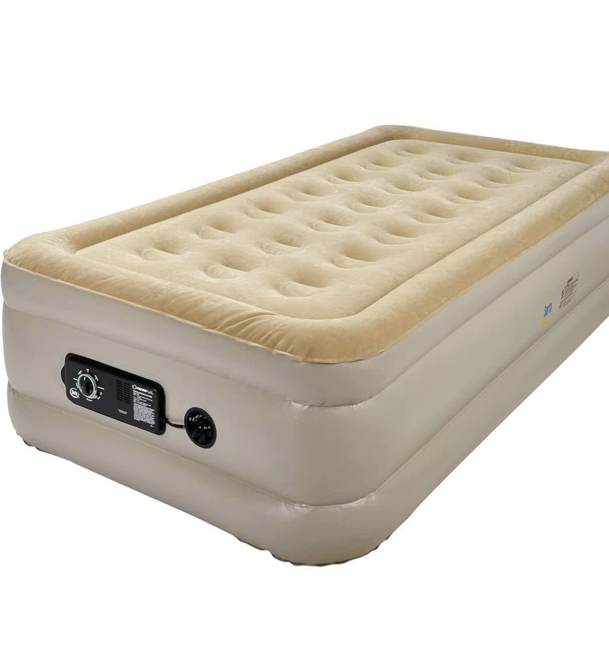 New Serta Raised Air Mattress with Pump Luxury Inflatable Mattress