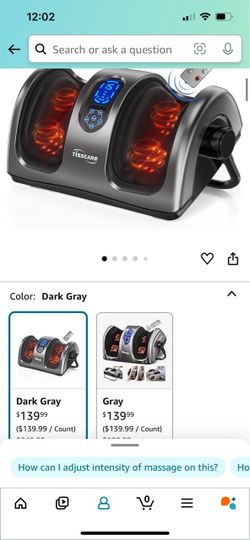 Foot massager with heat (leg, calf , ankle)  Brand new  Packed  Retail price around 150 Selling in 90