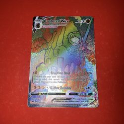 Coalossal VMAX 189/185 Vivid Voltage Holo Rainbow Secret Rare Pokemon 