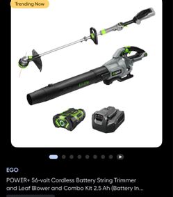 EGO POWER+ 56V Cordless String Trimmer & Leaf Blower Combo Kit