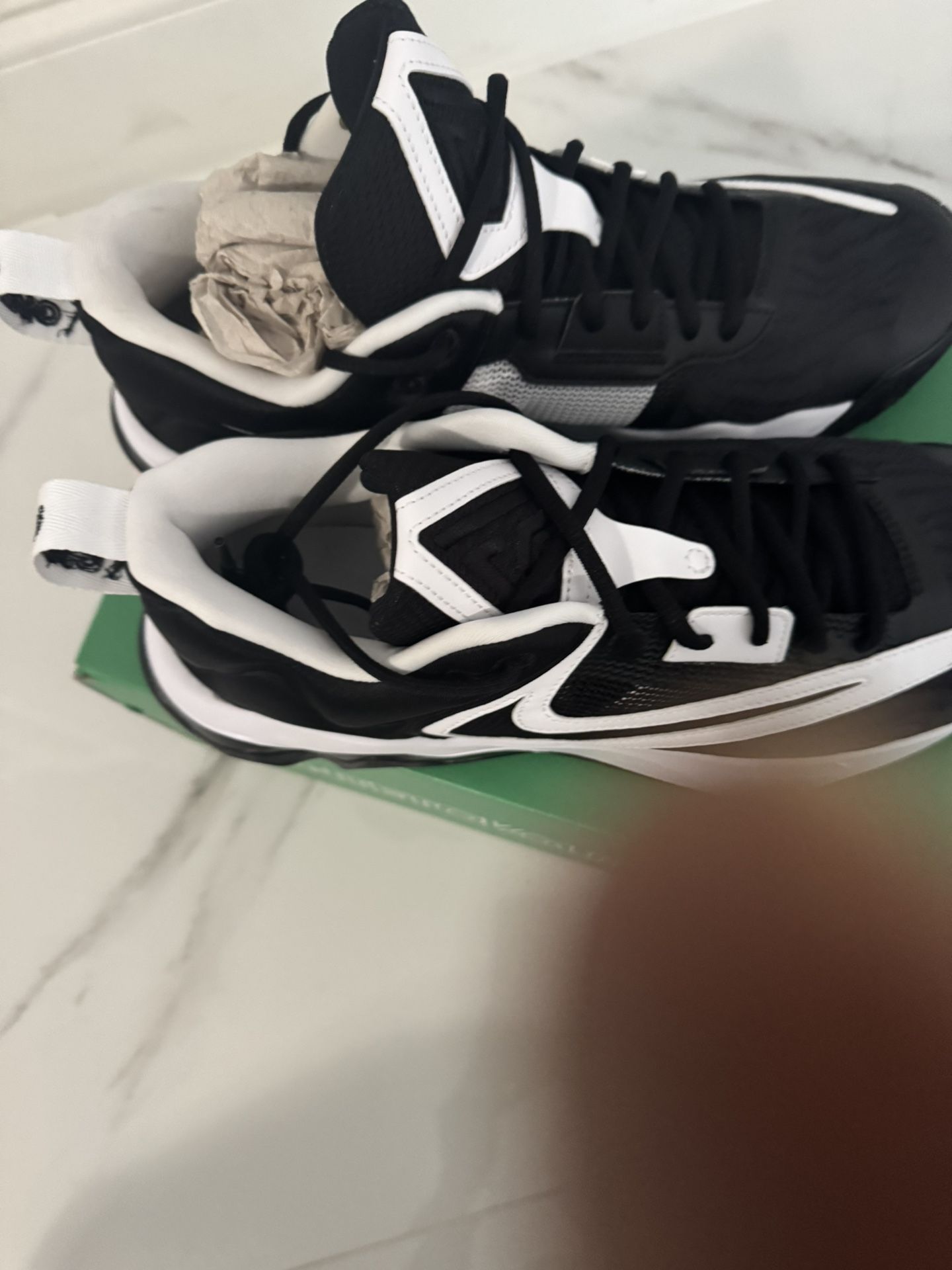 Nike Men’s Sneakers Black Black White White 