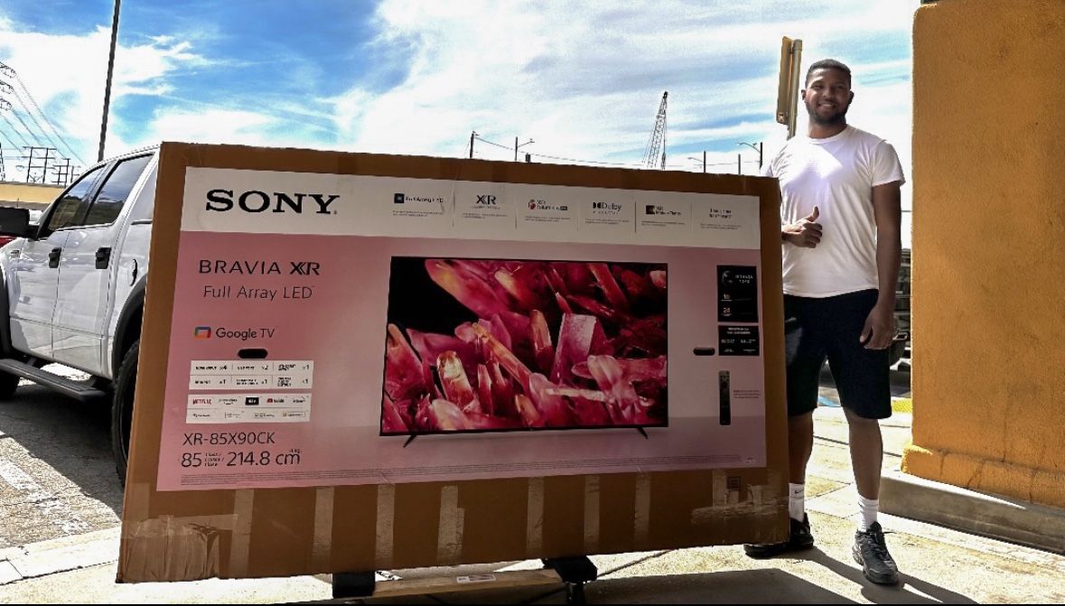 85 “ Sony Smart 4K BRAVIA HDR 120HZ TV