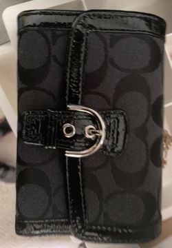 Black coach wallet