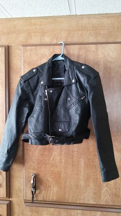 Wilson's Leather Motorcycle Jacket-Small