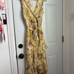 R&K Yellow Floral Dress