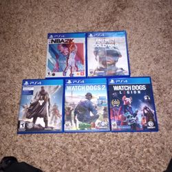 Great Condition Ps4 Games 20 A Piece Or All Of Them For 70