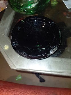 Black Glass Ashtray