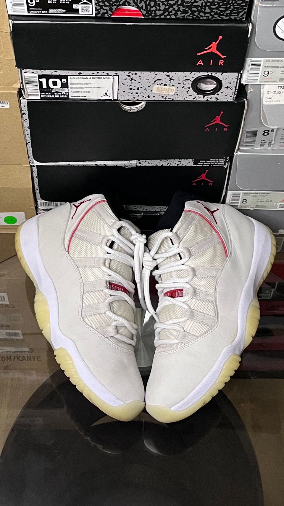 jordan 11 high platinum tint