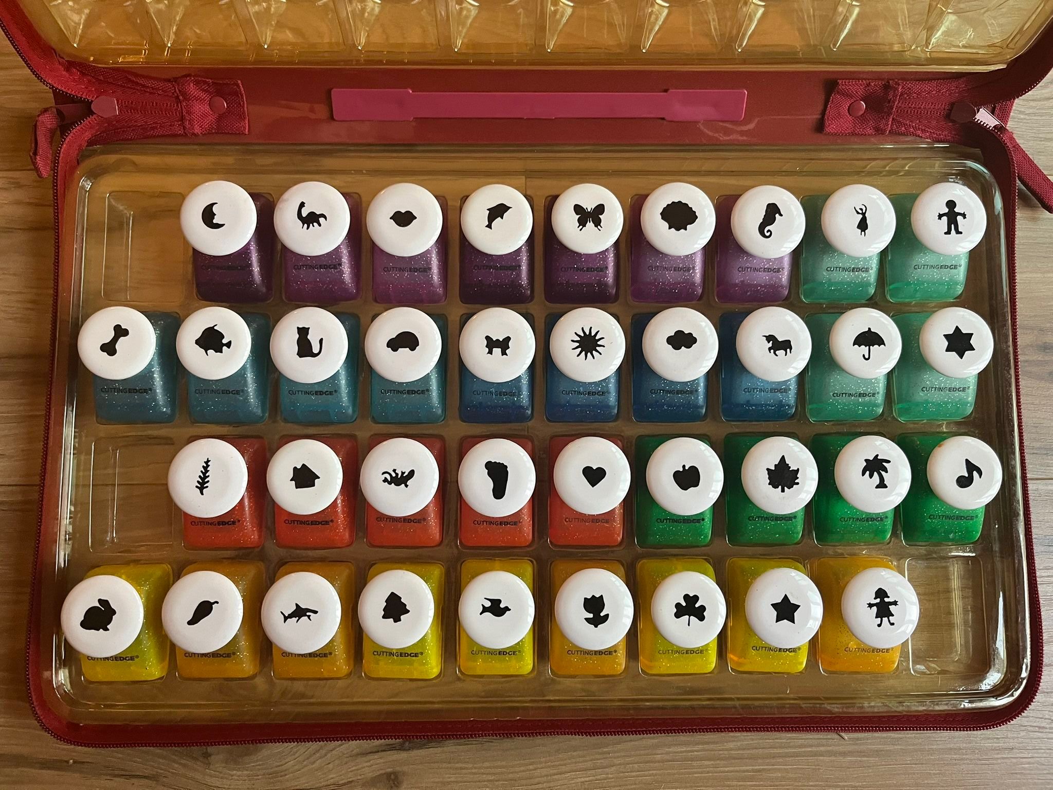 Craft Paper Punch Set – Shapes & Designs with Case