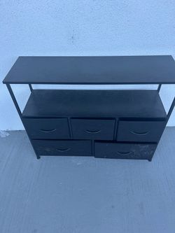 Bedroom drawer black