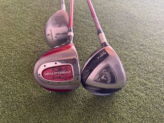 Left Handed Golf Woods – 3 Club Bundle – Callaway + Lynx