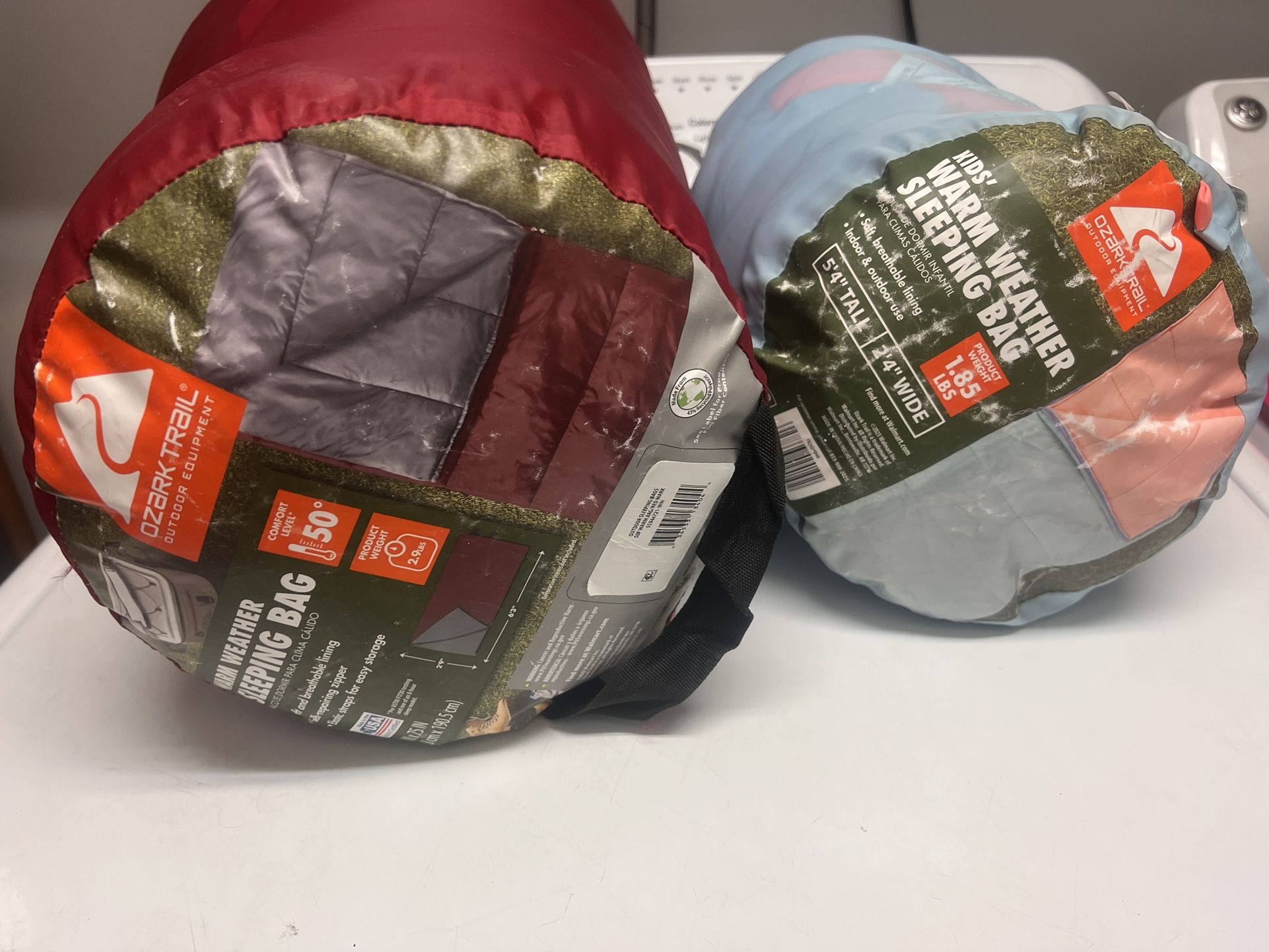 Sleeping Bags $20 For Both