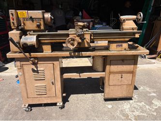 Clausing Model 5439 Metal Lathe w/ Cabinet – Vintage USA Made Machinist Lathe 1,000 OBO