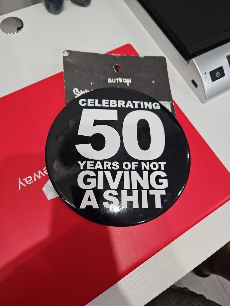 50th Button