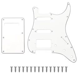 HSS 11 Holes BackPlate Set,Modern Style Guitar Parts,Cover Back Plate for USA&Mexican Fender Modern Style Standard