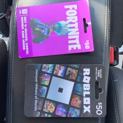 Fortnite & Roblox Each $50