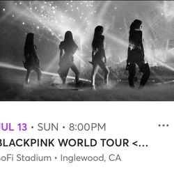 Blackpink Deadline Tickets (Day 2)