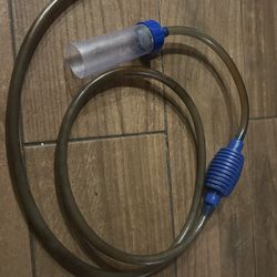 Fish Tank, Water, Sucker, And Tube For Water Oxygen Machine