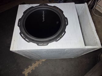 15 inch fosgate can be ran at 4 or 1 ohm