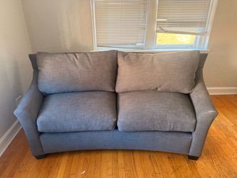 Gray Loveseat Sofa – Great Condition