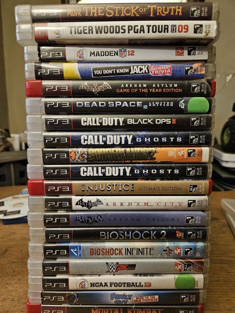 PS3 Games 20+ Total.