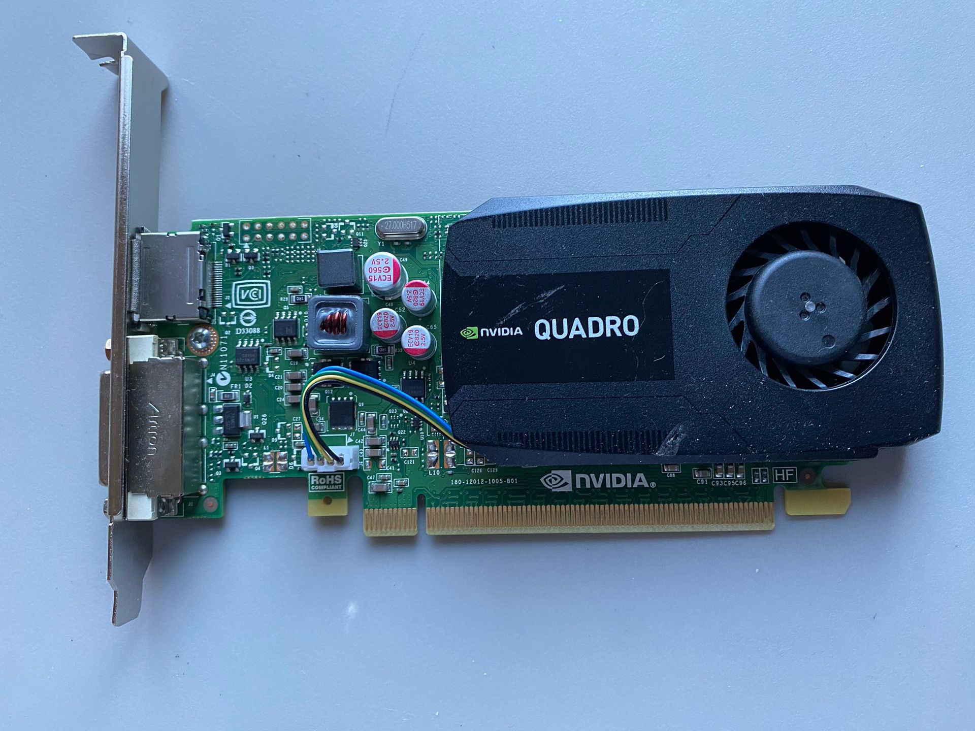 Nvidia Quadriceps K600 Graphics Card