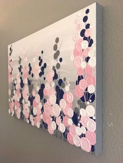 Hand Painted Acrylic On Canvas 