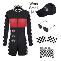 Women NASCAR Racing Costume Small Halloween