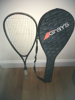 Squash racket with case excellent condition