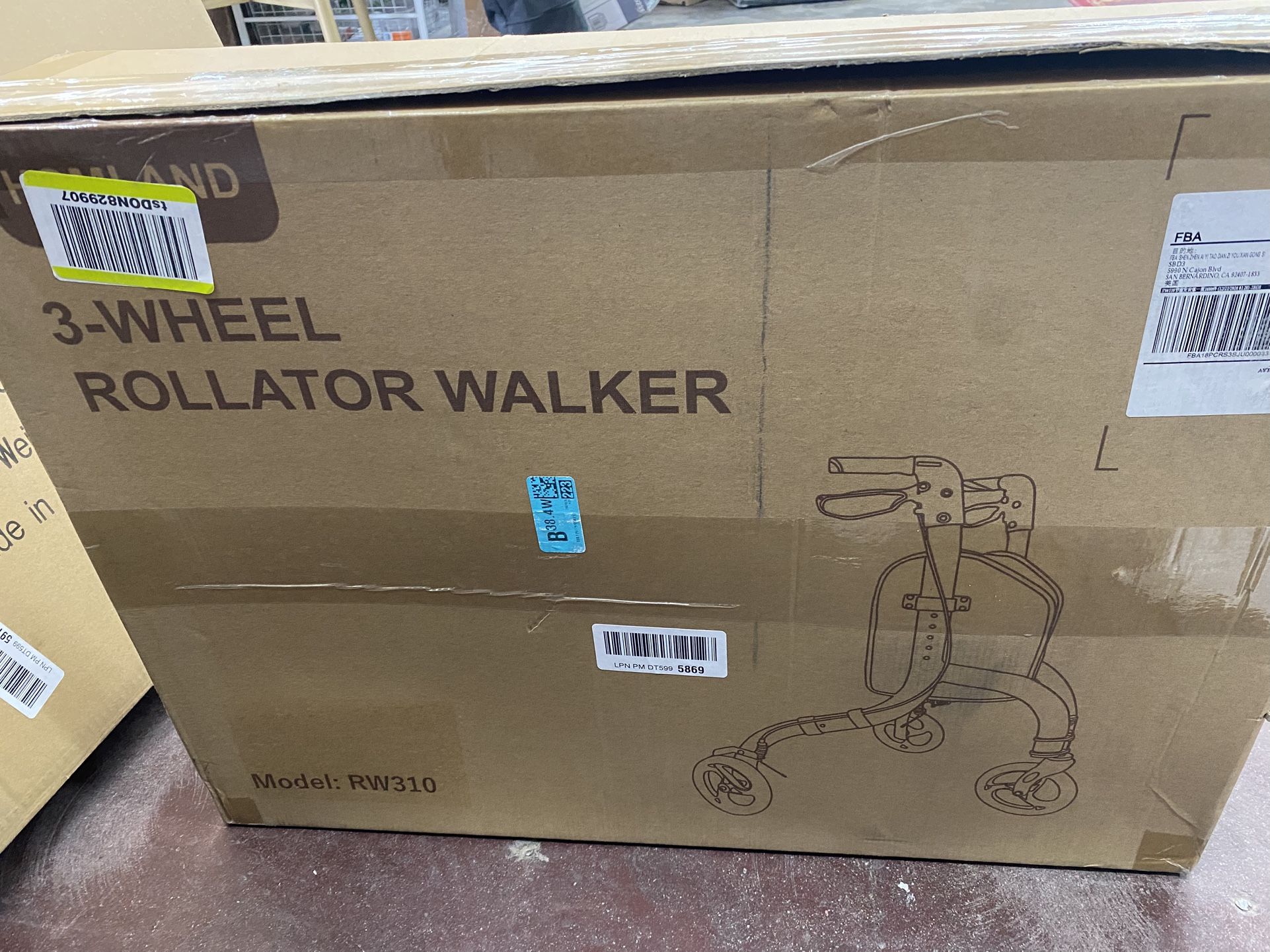 3 Wheel Walkers for Seniors, FSA/HSA Eligible Foldable Wheeled Rollator with Cane Hold and Cup Hold, Lightweight Three Wheel Rolling Walker Height Adj