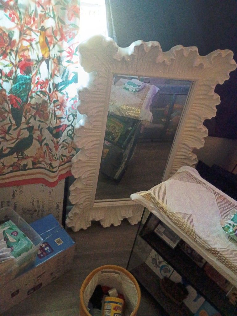 Full Body Mirror. Wooden.