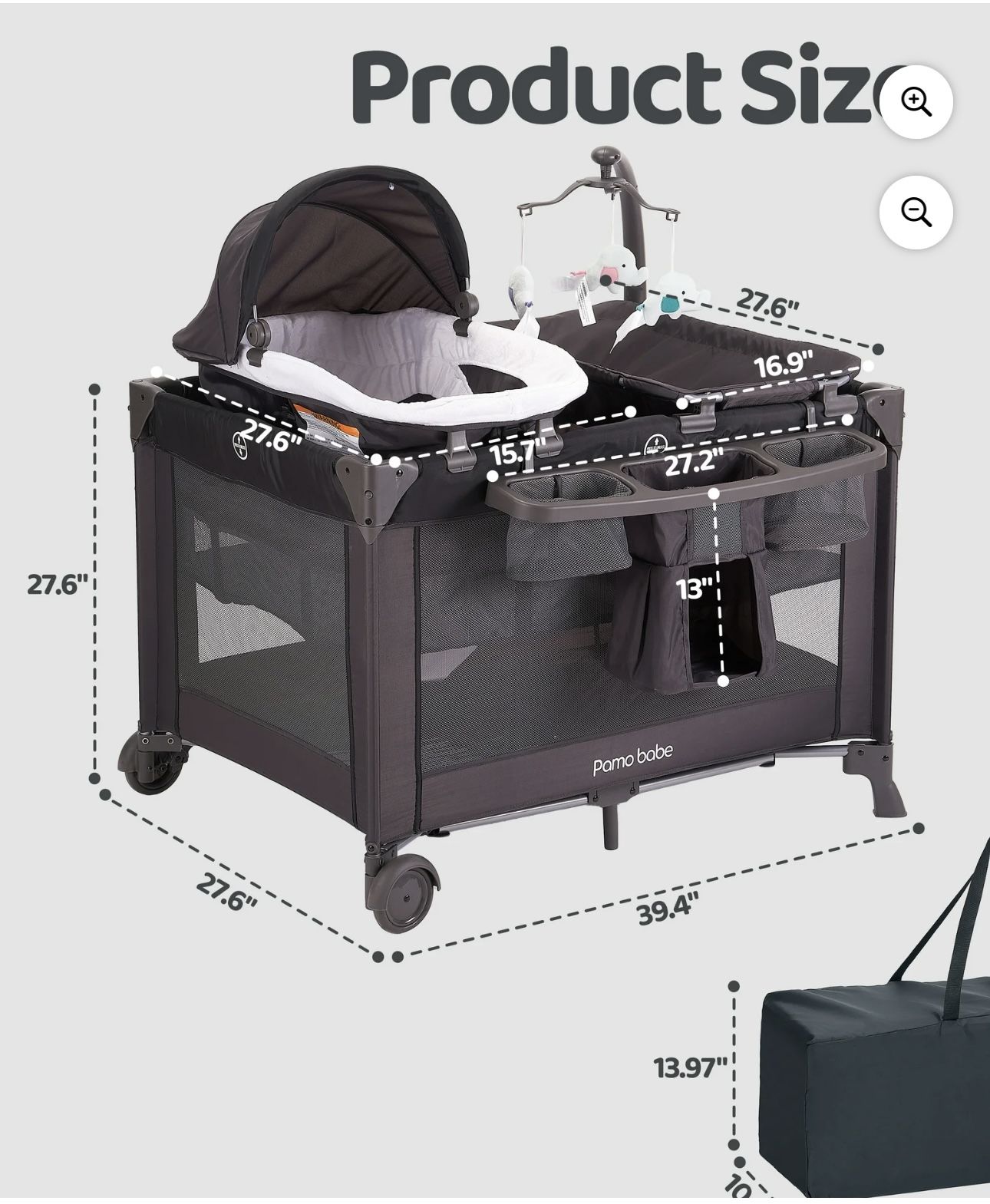 Bassinet And Changing Table