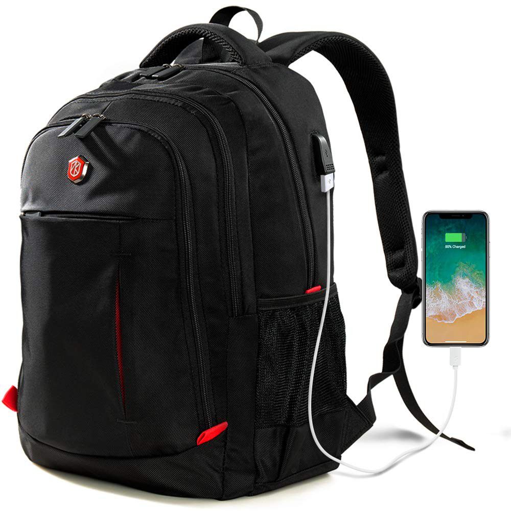 Laptop Backpack, Travel Waterproof Computer Bag for Women Men, Anti-theft High School College Bookba
