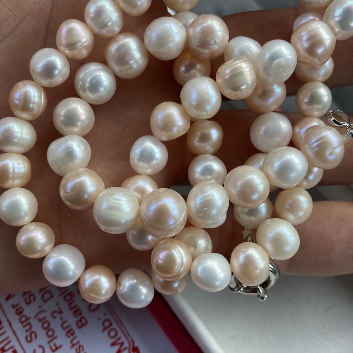 Genuine Pearl Necklace 