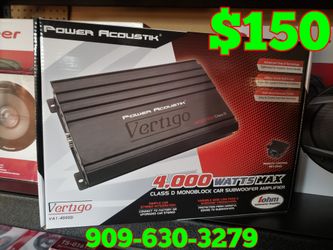 POWER ACOUSTIC 4000 WATT BASS AMP