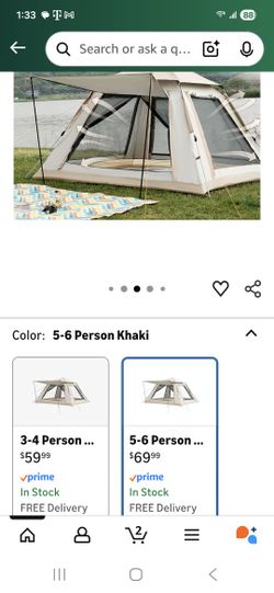 Fast & Easy Pop Up Tent