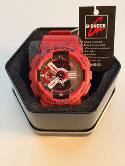 Casio G-Shock Red Ana-Digi Watch