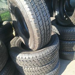 255/75/17/ BRIDGESTONE $300 SEMI NEW FOUR TIRES 